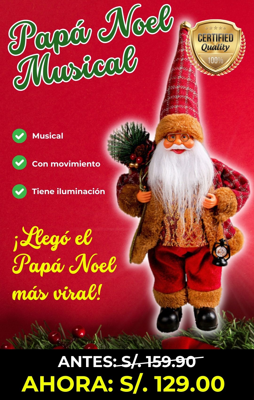 Papá Noel bailarín